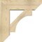 Ekena Millwork Westlake Slat Rough Sawn Bracket w/ Offset Brace, Douglas Fir, 8"W x 26"D x 26"H BKT0806X26X26WTL06RDF - alternate 4